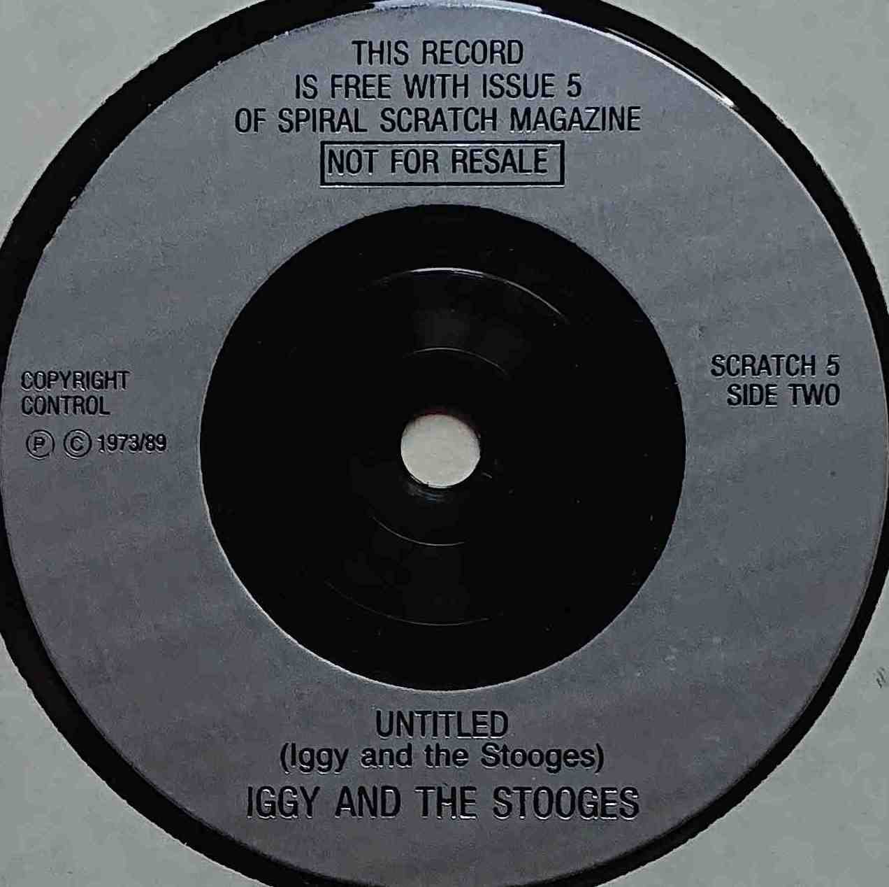 SCRATCH 5 She creatures of Hollywood Hills Iggy and the Stooges  Label